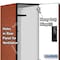 Salsbury Industries Wardrobe Locker, 45" W, 24" D, 76" H, (3) Wide, (6) Openings, Cherry 22364CHE - alternate 8